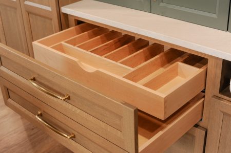 Two Tier Drawers with Cutlery